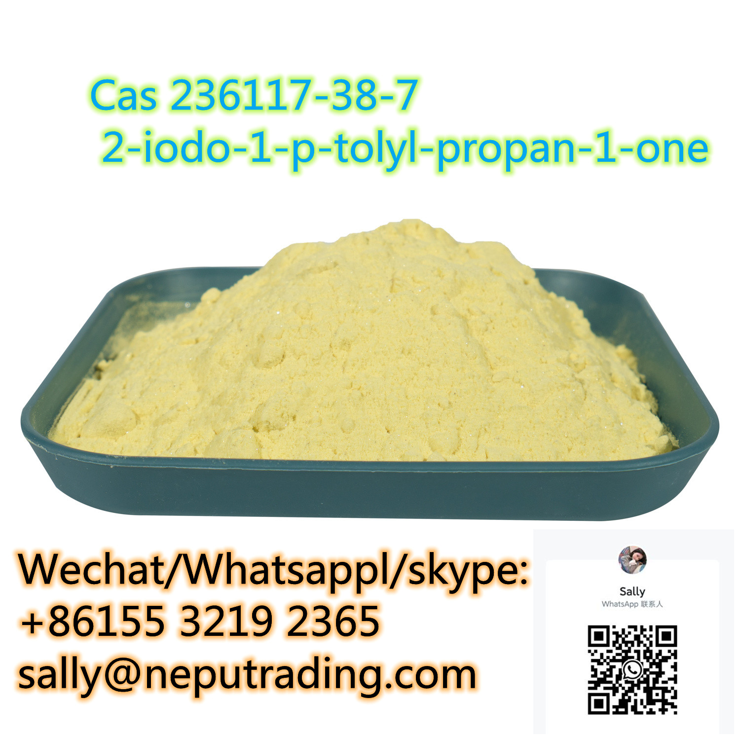 High Purity 2-Iodo-1- 4-methylphenyl -1-propanone CAS 236117-38-7