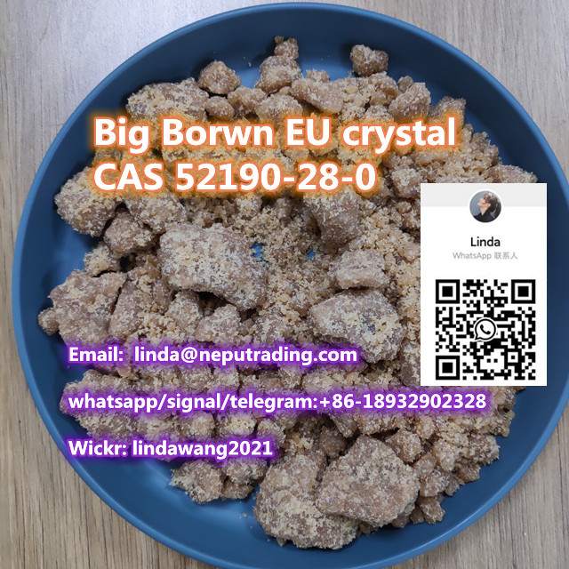 Big Borwn Crystal CAS 52190-28-0 1-(benzo[d][1,3]dioxol-5-yl)-2-bromopropan-1-one 